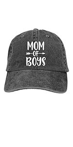 Mom of Boys Baseball Cap