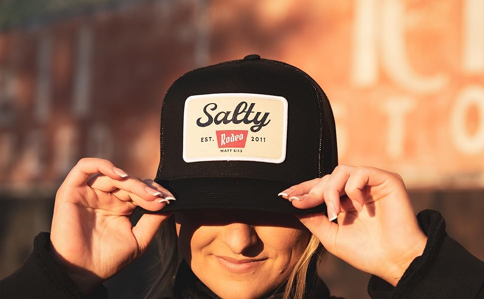 Salty Rodeo, Rodeo, Western trucker hat, yupoong, trucker hat, hat, fashion