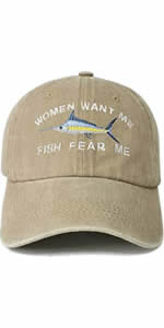 Women Want Me Fish Fear Me Hat