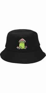 Frog with Mushroom Bucket Hat