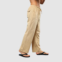 MENS COTTON LINEN PANTS