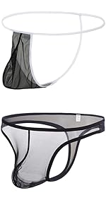 mens mesh g-string thong