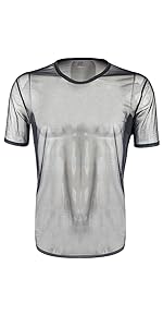 mens see through shirt