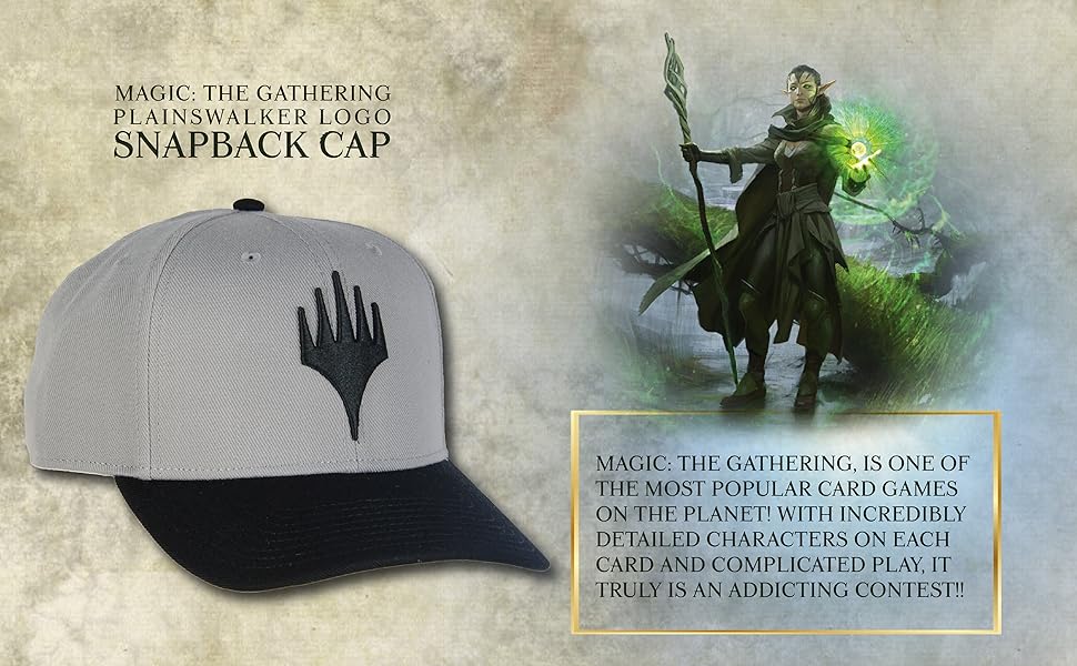 Magic The Gathering Cards Plainswalker Logo Adjustable Snapback Hat Cap Holiday Gift Christmas