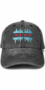 Chicago Illinois Skyline Hat