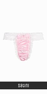 Satin Frilly Sissy Thong