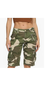 women camo shorts