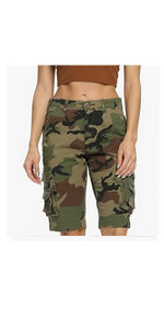 women camo shorts