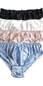 Yavorrs Women 100% Silk Panties Silk Briefs Bikini 