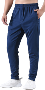 Men&#39;s Zipper Fly Joggers Track Pants