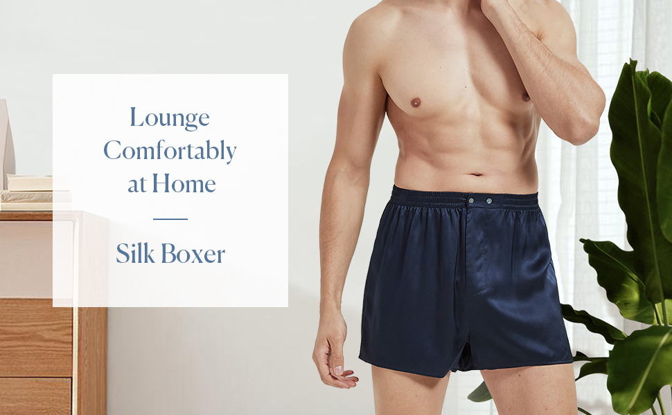 silk boxer for men