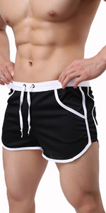 men running shorts