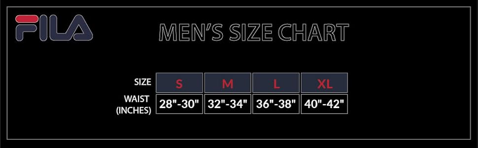 mens size guide