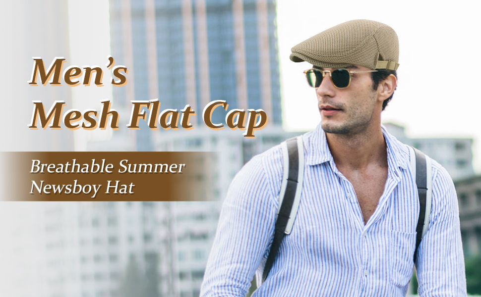 hunting adjustable irish 2 pack 2 pieces mens black grey white khaki breathable mesh summer hat