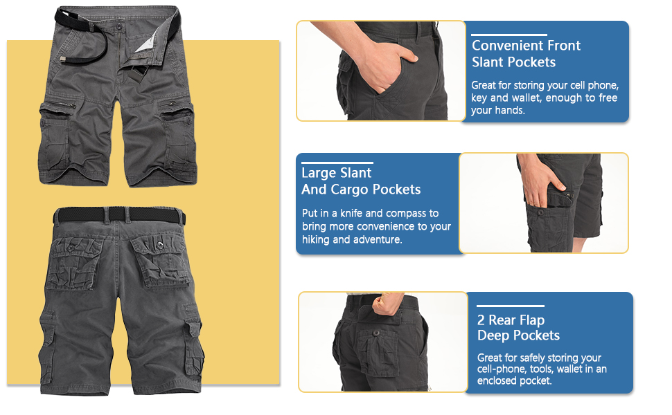 work shorts for men