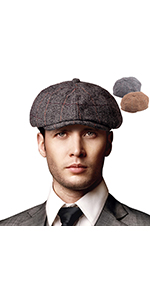 HAT455 2PACK BROWN GREY