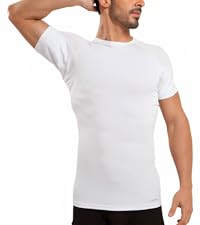 Ejis crew neck sweat proof undershirt