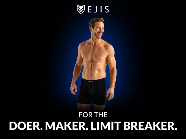 Ejis sweat proof undershirt boxer briefs pouch