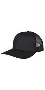 XL , XXL Men''s Baseball Trucker Mesh-Back Cap-Black