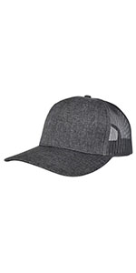 XL , XXL Men''s Baseball Trucker Mesh-Back Cap-dark gray