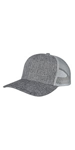 XL , XXL Men''s Baseball Trucker Mesh-Back Cap-Grey