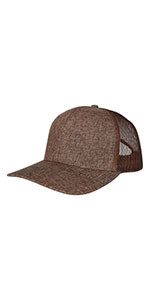 XL , XXL Men''s Baseball Trucker Mesh-Back Cap-C0ffee