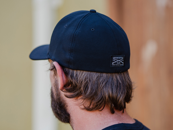 GS Stacked Logo Hat Black