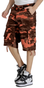 red camo shorts 