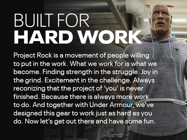 Project Rock is built for hard work