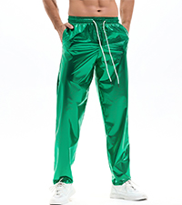 mens metallic pants