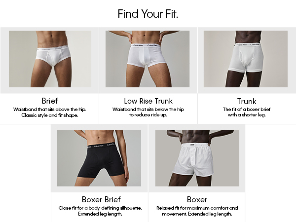 Calvin Klein Men&amp;amp;#39;s Underwear Fit Guide