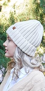 Womens Beanie Warm Lining