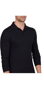 Untucked Long Sleeve Polo