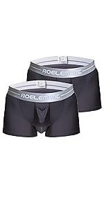 Men''s Boxer Briefs Separate Pouch Modal Breathable Boxer Briefs Underwear