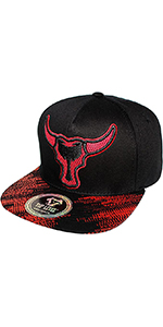 bull snapback hat for men