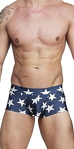 mens sexy swimsuit underwear hot usa american flag stars and stripes