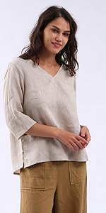 linen blouse