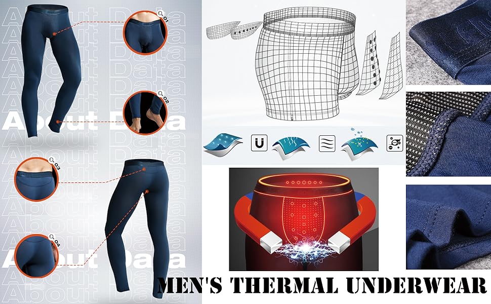 men thermal underwear bottoms thermal underwear pants keep warm thermal underwear for winter 