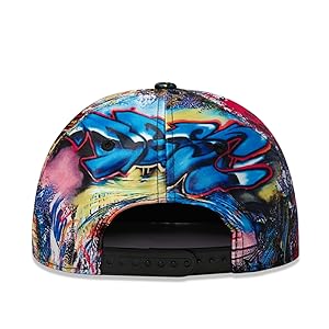 Colorful Graffiti Snapback Hats for Men Women Printed Sun Baseball Cap Flat Bill Youth Hip Hop Caps