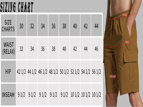   cargo for men shorts