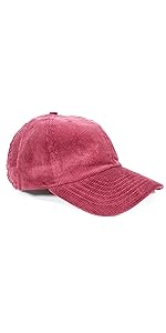 Datoni corduroy baseball caps - Burgundy