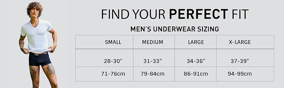 Underwear Fit Guide