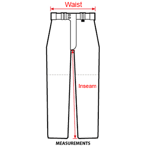 Pants sizing US size clothing fashion waist inseam