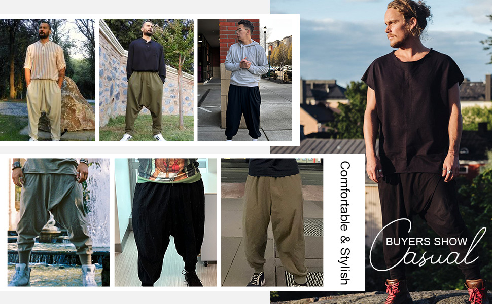 Drawstring Pants for Men