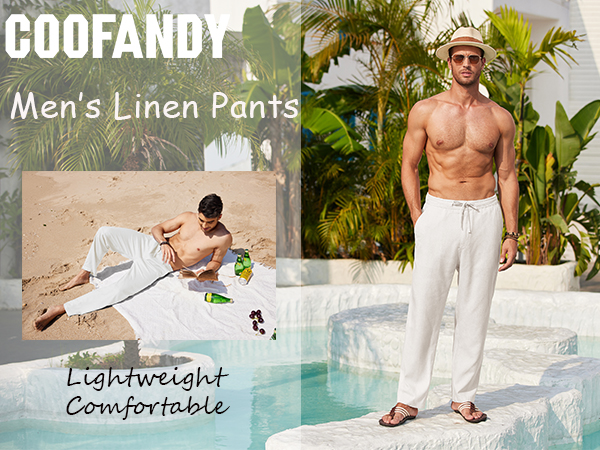 mens linen pants