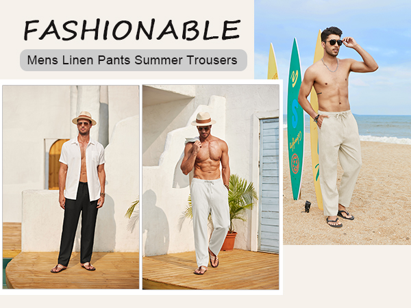 Mens Linen Pants