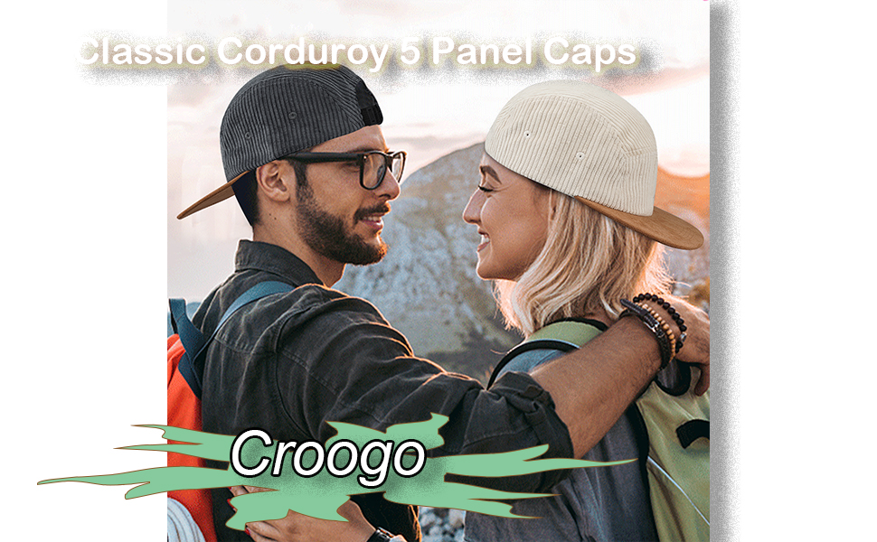 Classic Corduroy 5 Panel Cap Flat Brim Baseball Cap Vintage Dad Hat Snapback Trucker Hats Umpire Cap