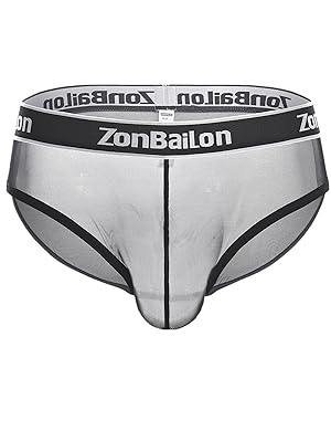 mens see thr underwear briefs