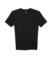 black mens crew next cotton t shirt