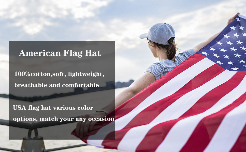 american flag hat